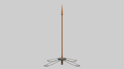 3D model Lightning Rod model VR / AR / low-poly