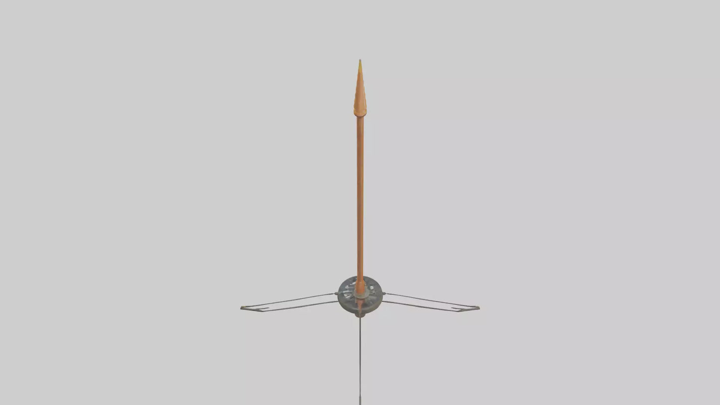 3D model Lightning Rod model VR / AR / low-poly