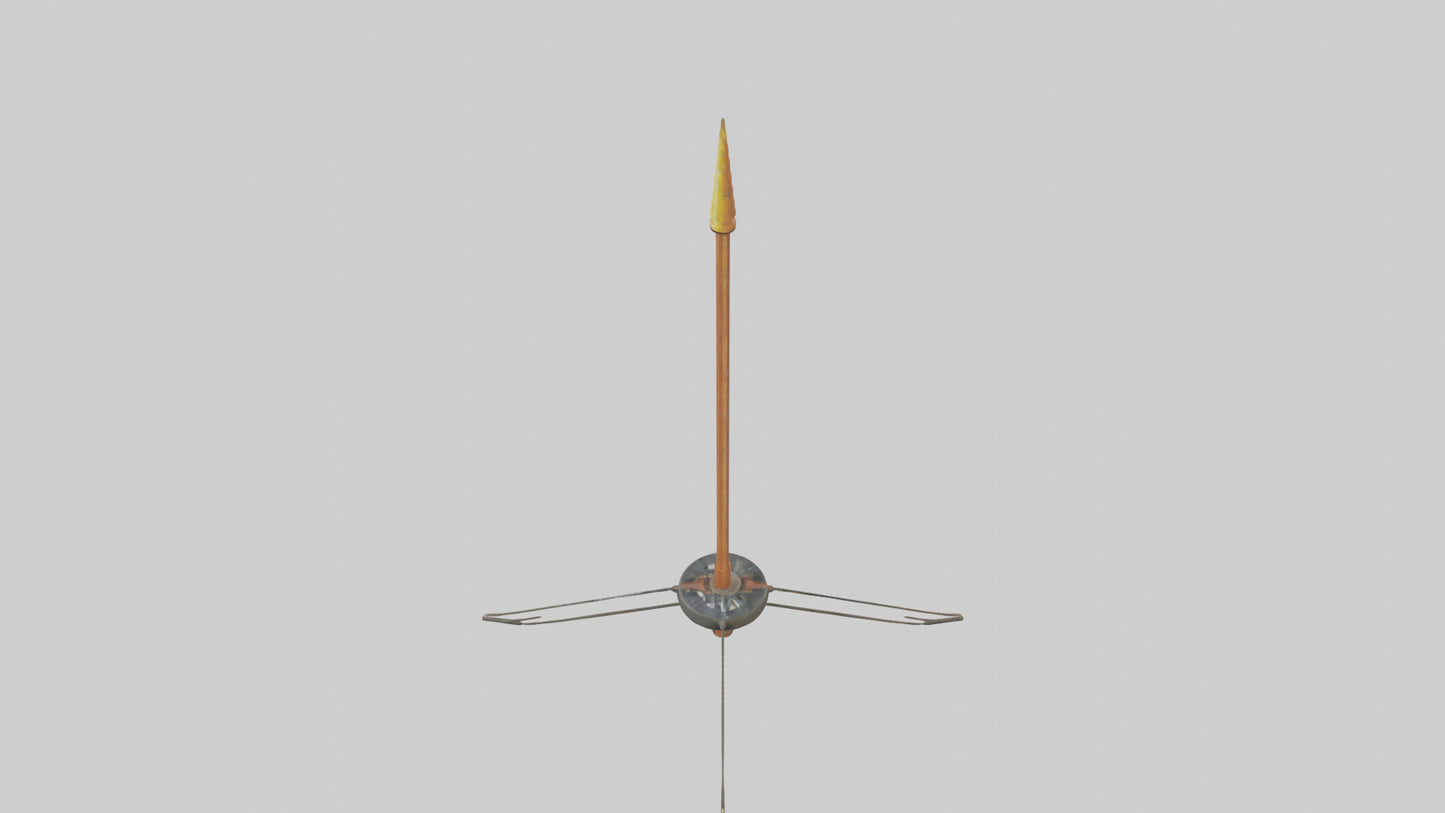 3D model Lightning Rod model VR / AR / low-poly