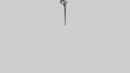 Lightning Staff model VR / AR / low-poly