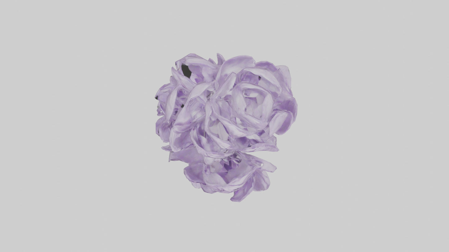 3D model Lilac flower model VR / AR / low-poly