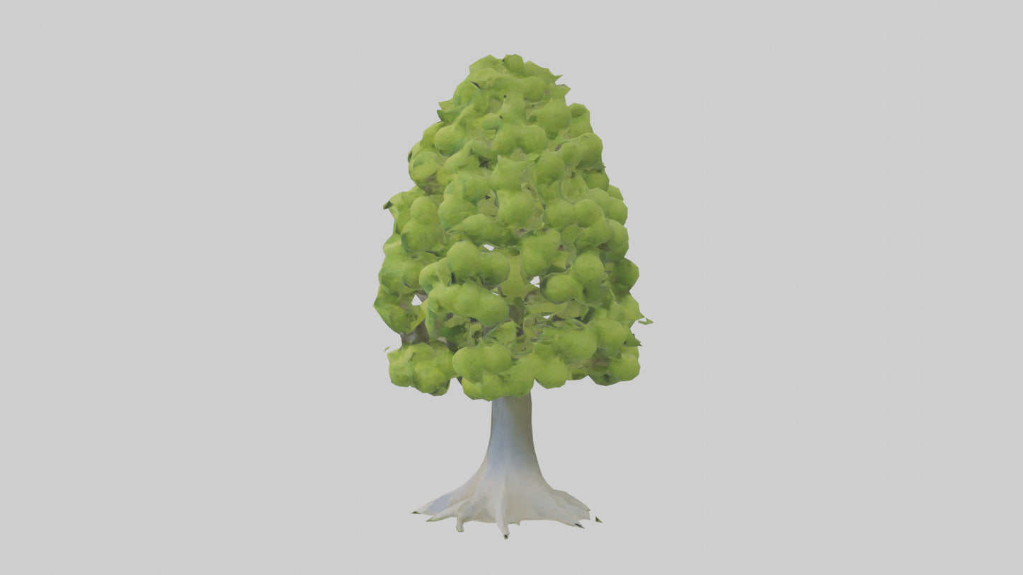 Lime tree model VR / AR / low-poly