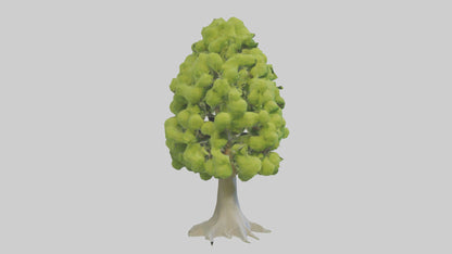 Lime tree model VR / AR / low-poly