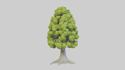Lime tree model VR / AR / low-poly