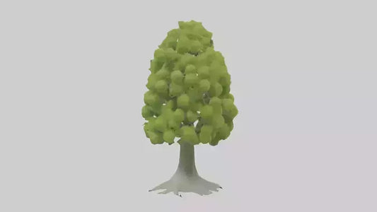 Lime tree model VR / AR / low-poly
