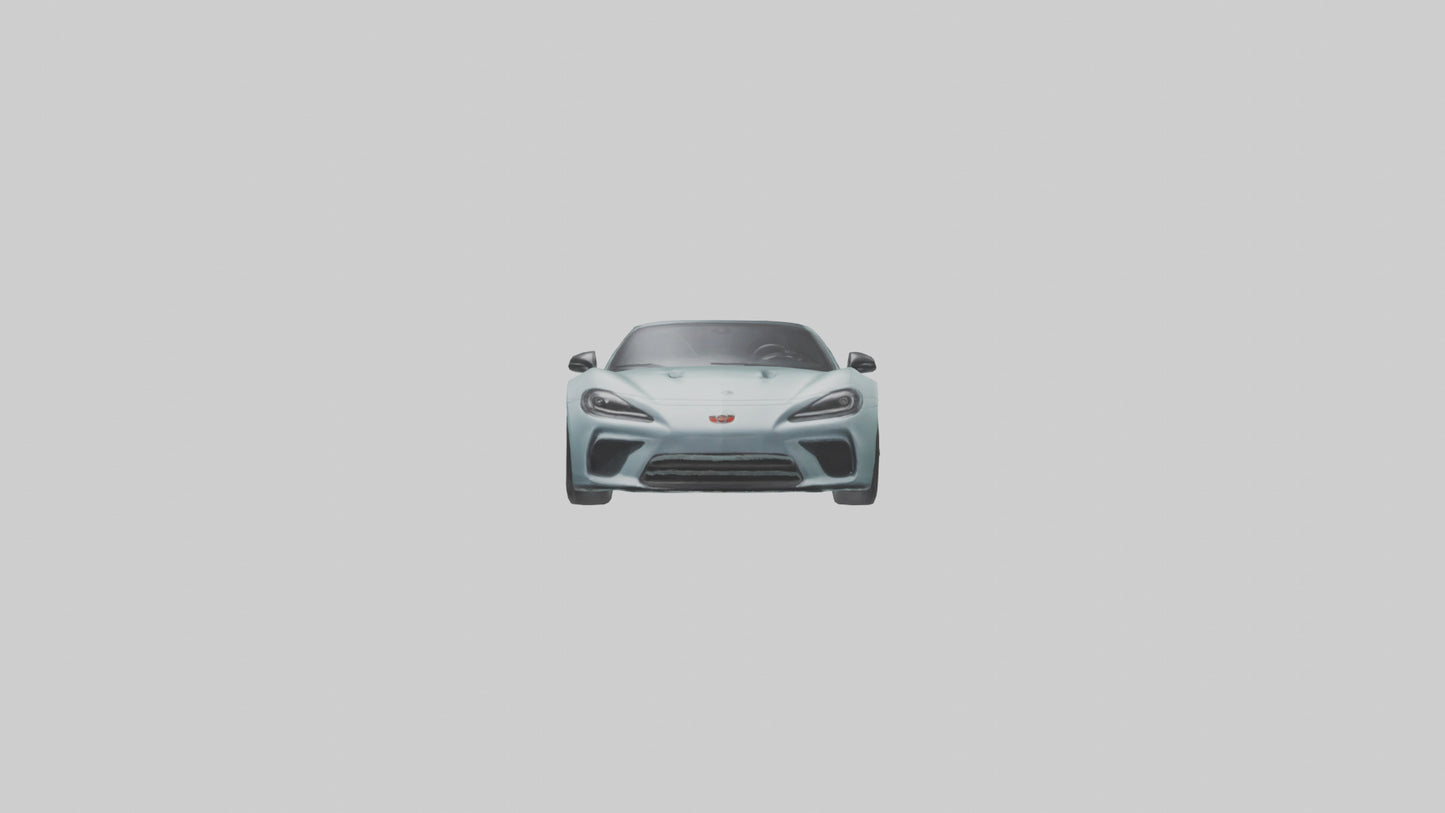 3D model Limited Edition Sports Coupe model VR / AR / low-poly