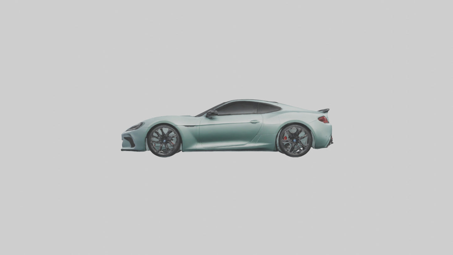 3D model Limited Edition Sports Coupe model VR / AR / low-poly