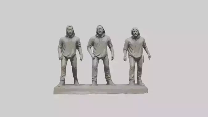 Linkin Park statue model VR / AR / low-poly