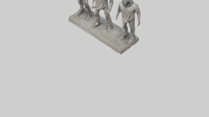 Linkin Park statue model VR / AR / low-poly