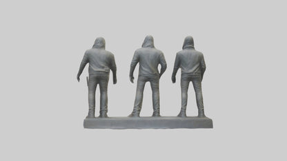 Linkin Park statue model VR / AR / low-poly