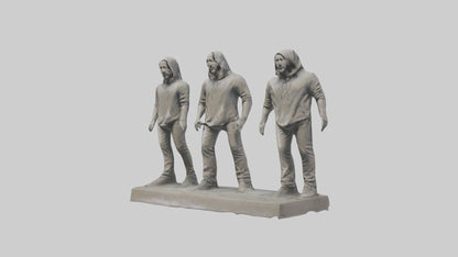 Linkin Park statue model VR / AR / low-poly