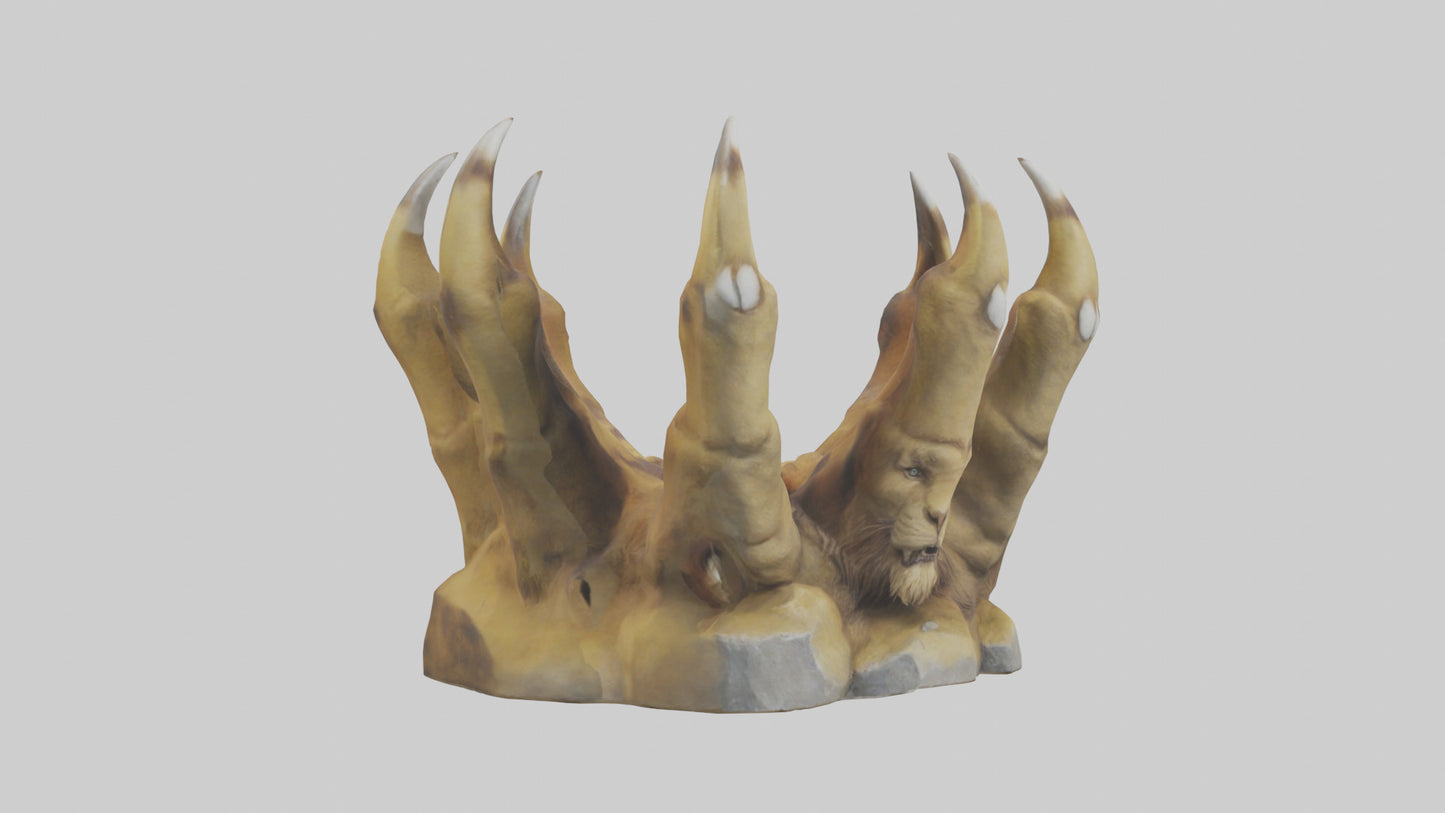 3D model Lion Claws Model VR / AR / low-poly