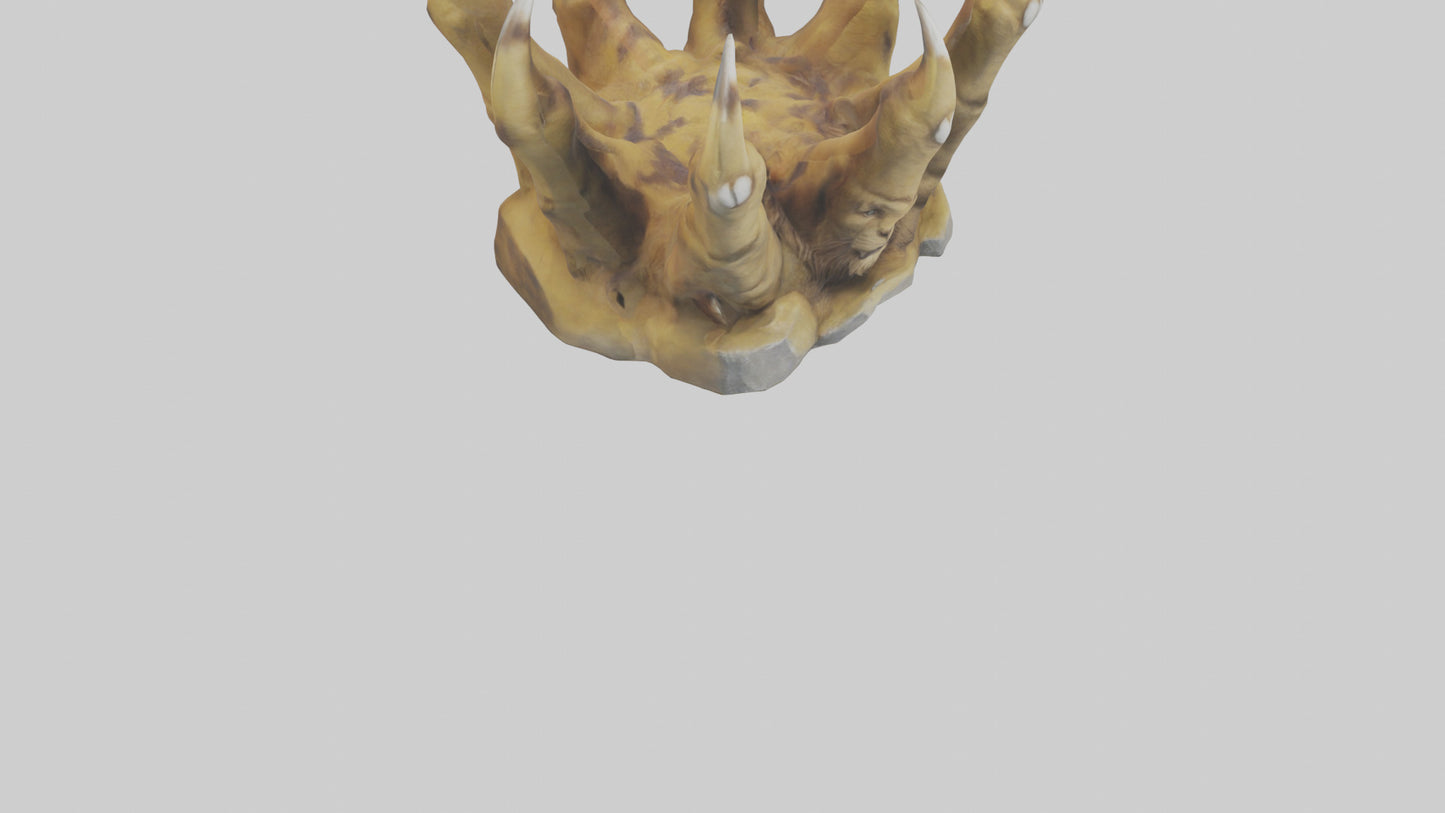 3D model Lion Claws Model VR / AR / low-poly