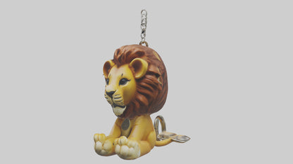3D model Lion keychain model VR / AR / low-poly
