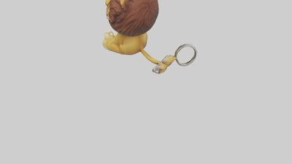 3D model Lion keychain model VR / AR / low-poly