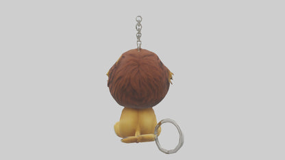 3D model Lion keychain model VR / AR / low-poly
