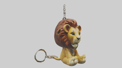 3D model Lion keychain model VR / AR / low-poly