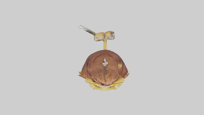 3D model Lion keychain model VR / AR / low-poly