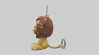 3D model Lion keychain model VR / AR / low-poly
