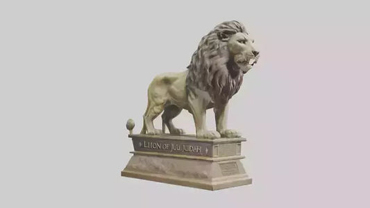 Lion of Judah statue model VR / AR / low-poly