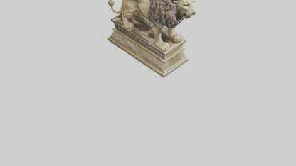 Lion of Judah statue model VR / AR / low-poly