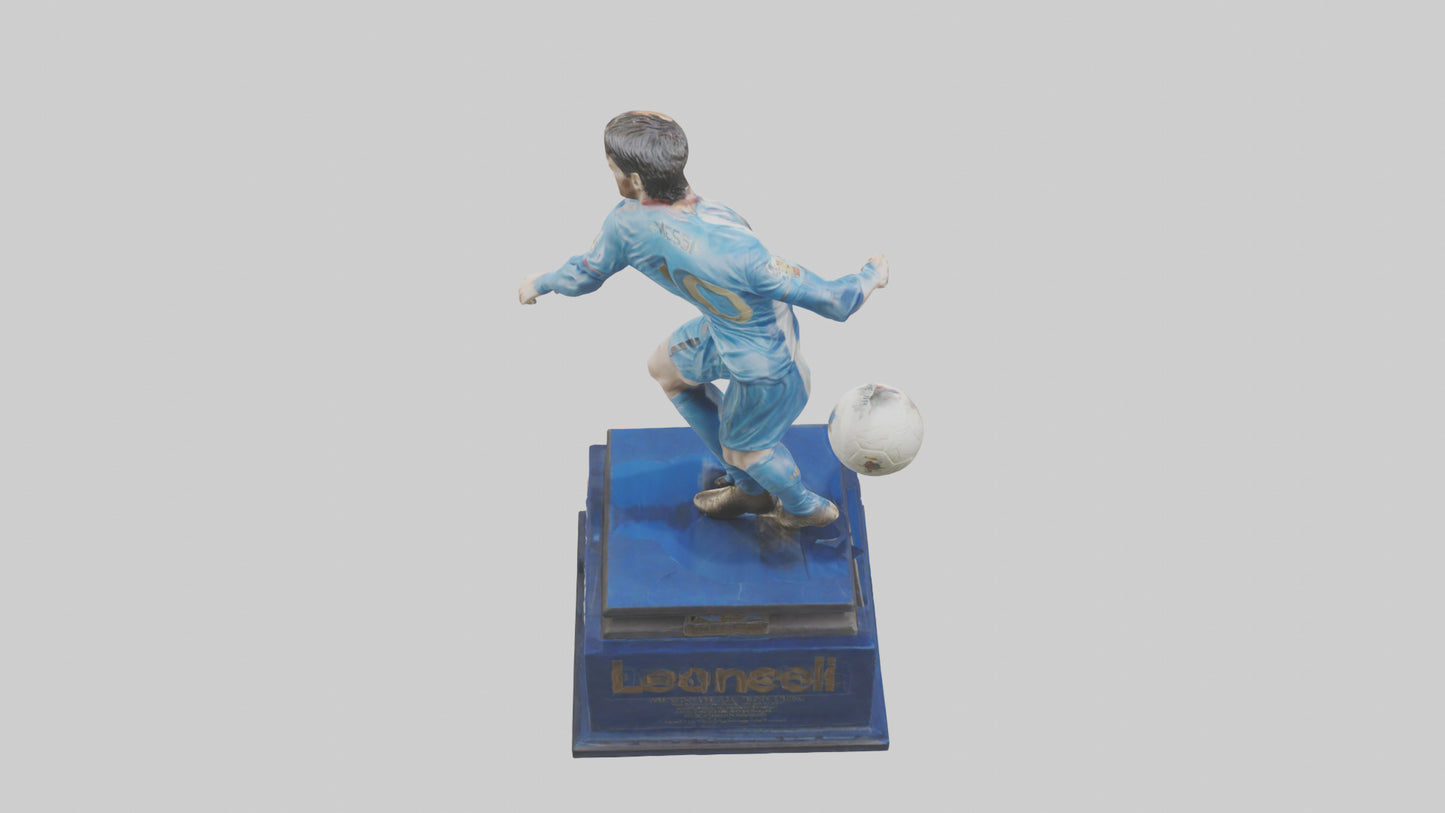 3D model Lionel Messi statue model model VR / AR / low-poly