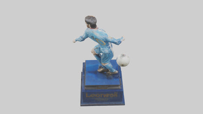 3D model Lionel Messi statue model model VR / AR / low-poly