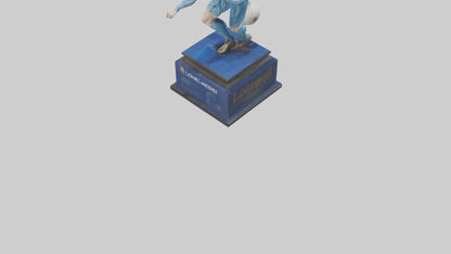 3D model Lionel Messi statue model model VR / AR / low-poly