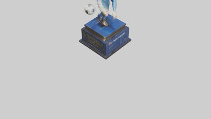 3D model Lionel Messi statue model model VR / AR / low-poly