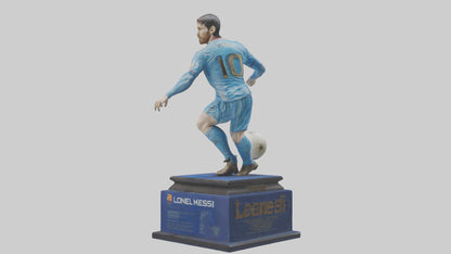 3D model Lionel Messi statue model model VR / AR / low-poly