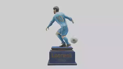3D model Lionel Messi statue model model VR / AR / low-poly