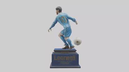 3D model Lionel Messi statue model model VR / AR / low-poly