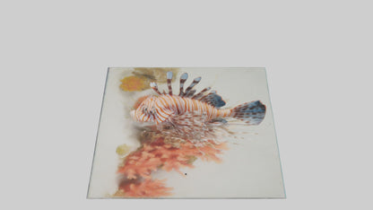 3D model Lionfish hiding among coral model VR / AR / low-poly