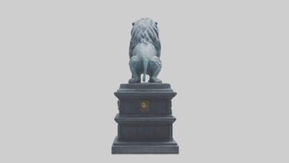 3D model Lions of Justice statue model VR / AR / low-poly
