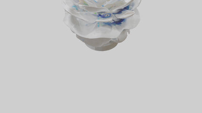 3D model Liquid Form Flower Sculpture model VR / AR / low-poly