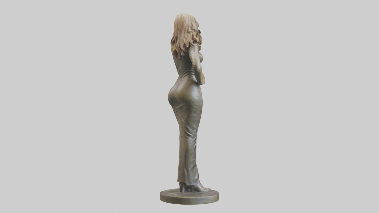 3D model Lisa Kudrow statue model VR / AR / low-poly