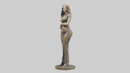 3D model Lisa Kudrow statue model VR / AR / low-poly