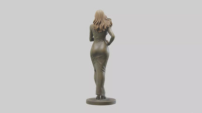 3D model Lisa Kudrow statue model VR / AR / low-poly