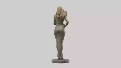 3D model Lisa Kudrow statue model VR / AR / low-poly