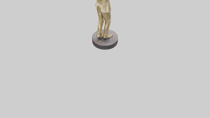 Little Richard statue model VR / AR / low-poly