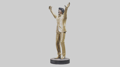 Little Richard statue model VR / AR / low-poly