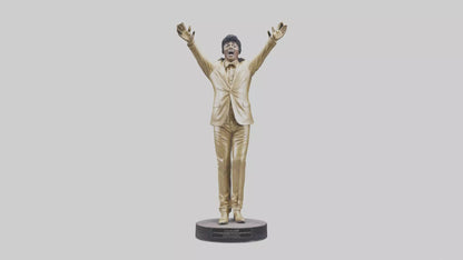 Little Richard statue model VR / AR / low-poly