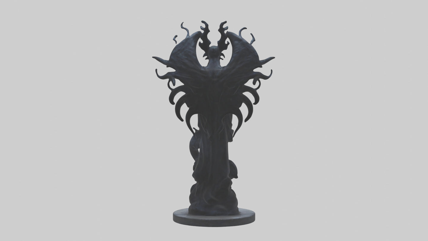 Living Darkness statue model VR / AR / low-poly