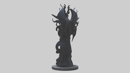 Living Darkness statue model VR / AR / low-poly