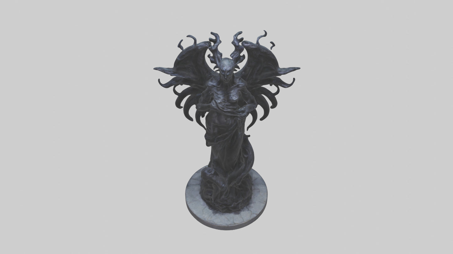 Living Darkness statue model VR / AR / low-poly