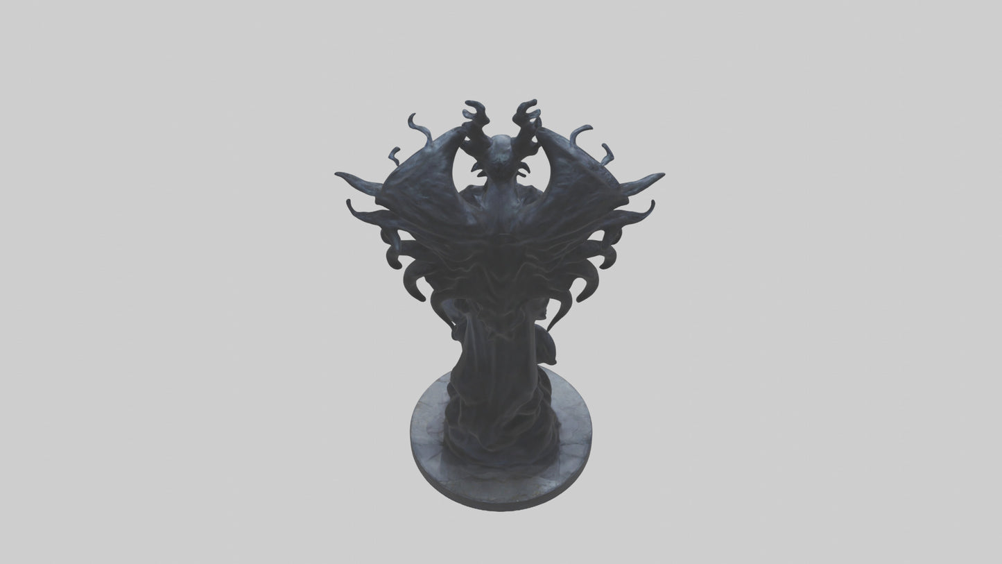 Living Darkness statue model VR / AR / low-poly