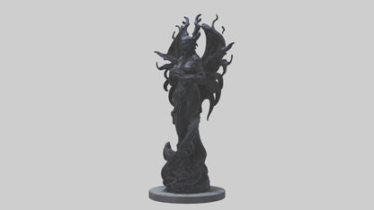 Living Darkness statue model VR / AR / low-poly