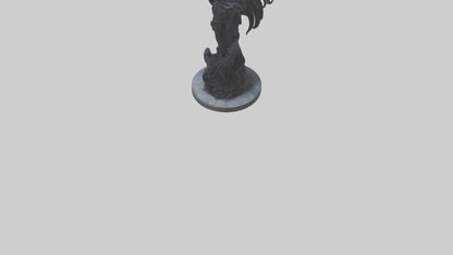 Living Darkness statue model VR / AR / low-poly
