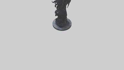 Living Darkness statue model VR / AR / low-poly
