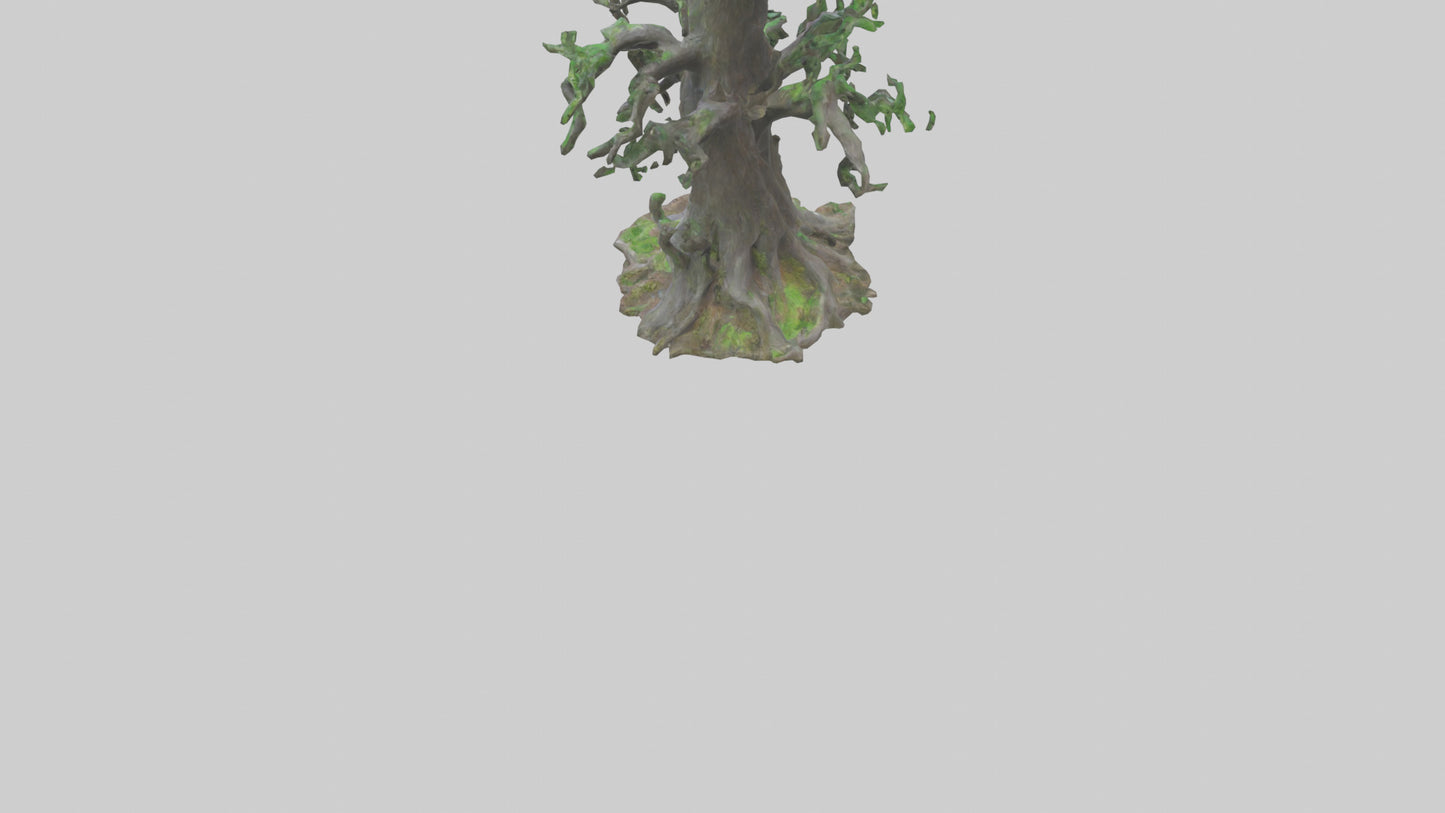 3D model Living Forest Sculpture statue model VR / AR / low-poly